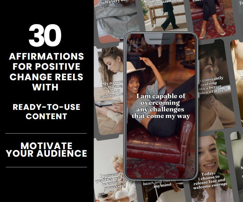 30 Affirmations for Positive Change Reels